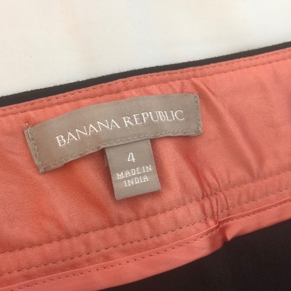 Banana Republic Black Denim Skirt w button… - Picture 4 of 5